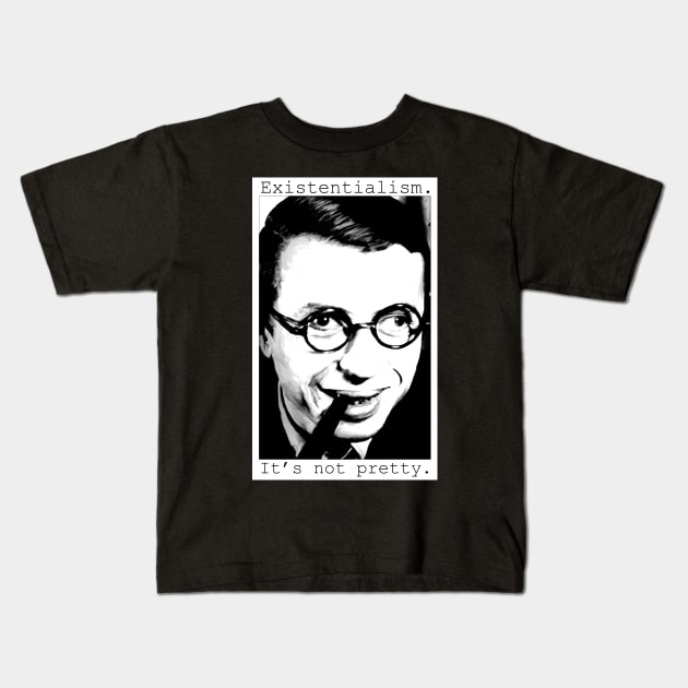 Existentialism Kids T-Shirt by Patsi Nahmi Designs